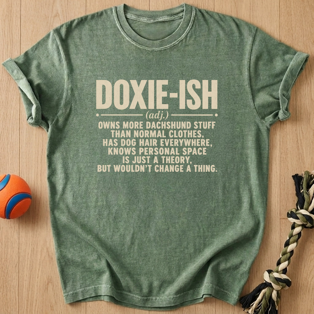 Doxie Ish T-Shirt – Moss t-shirt