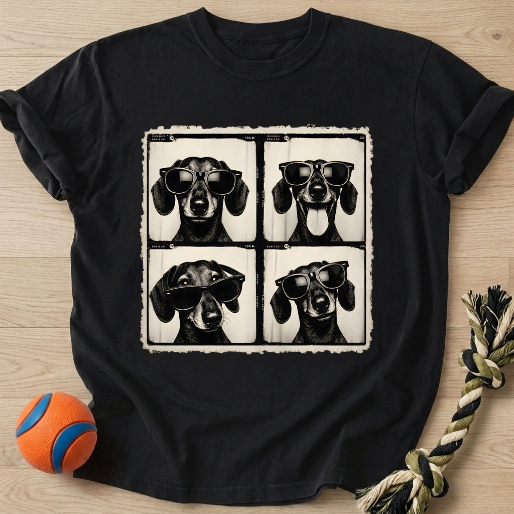 Doxie Booth T-Shirt – Black t-shirt