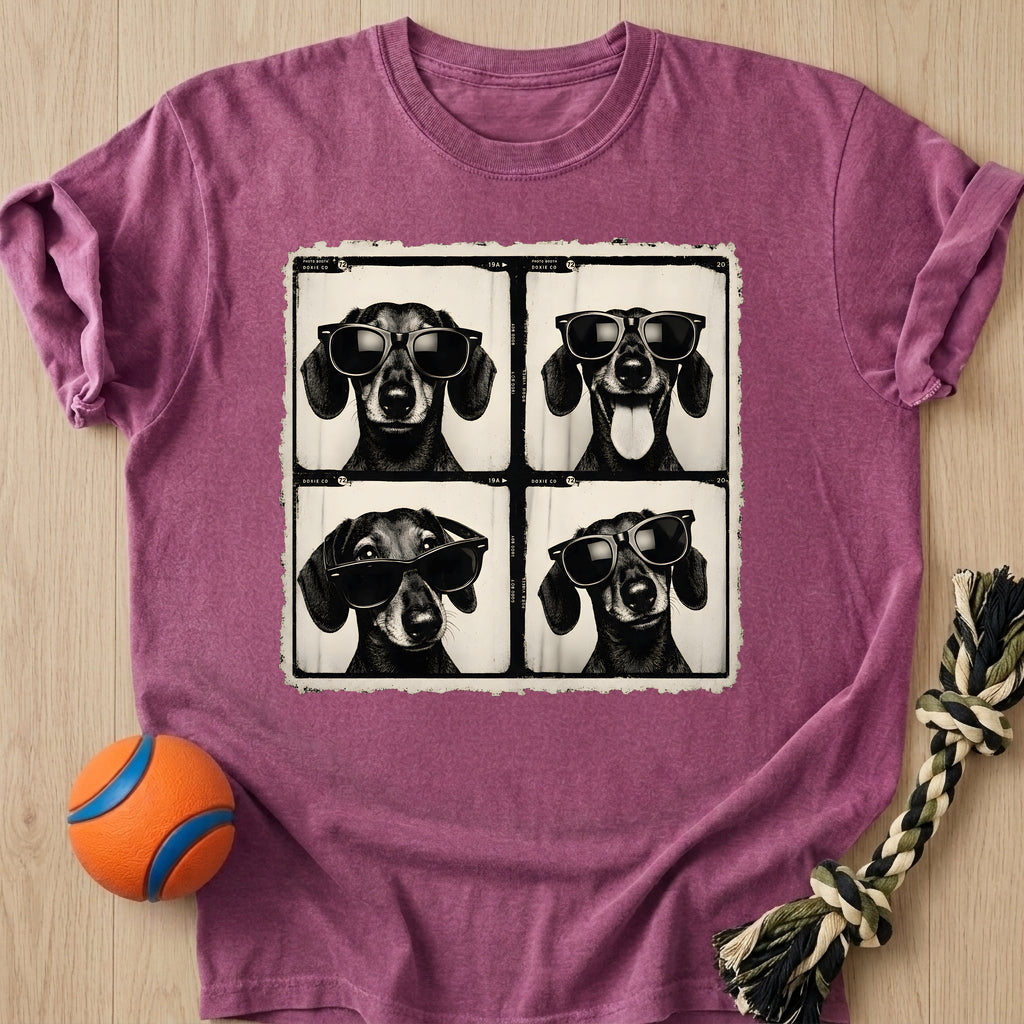 Doxie Booth T-Shirt – Berry t-shirt