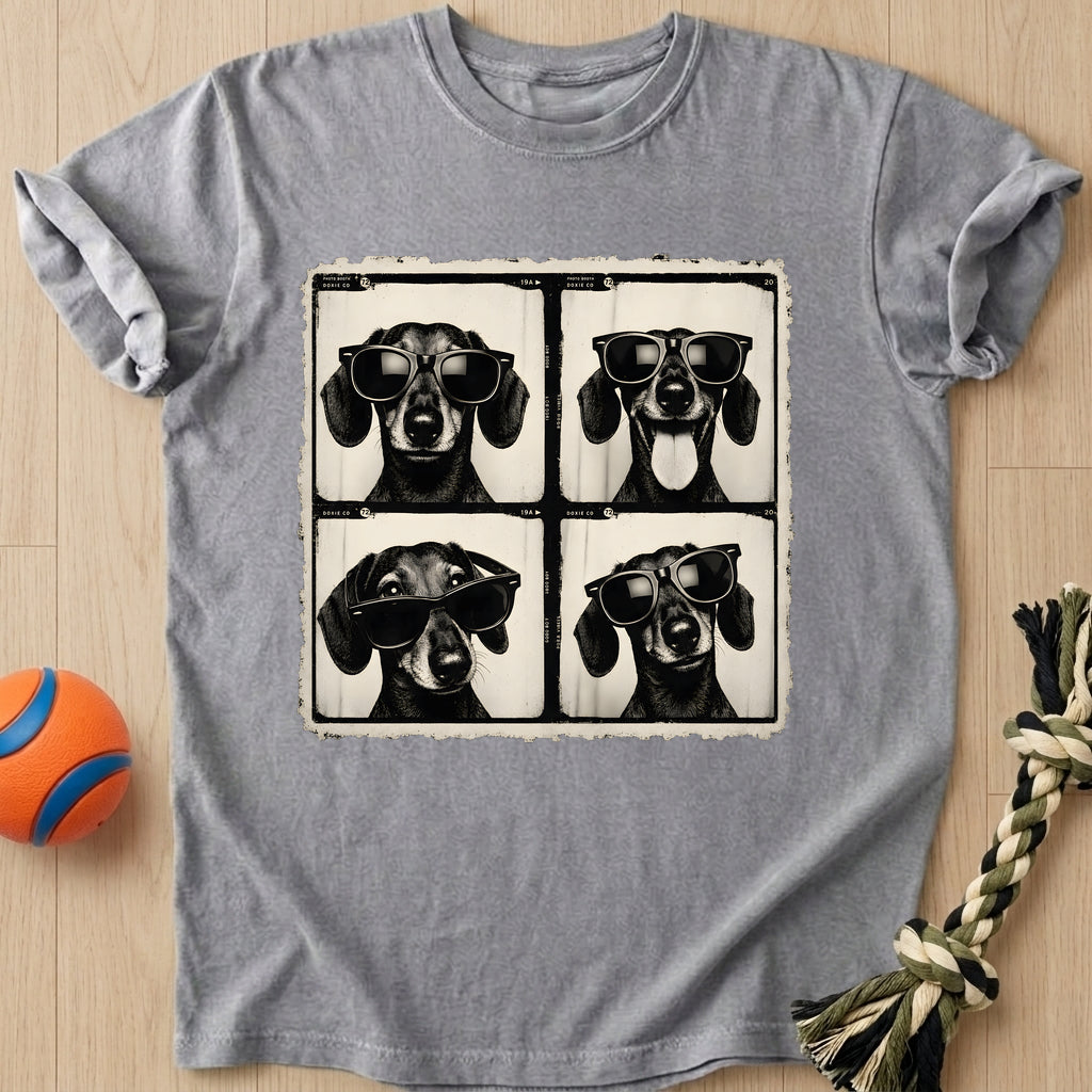 Doxie Booth T-Shirt – Grey t-shirt