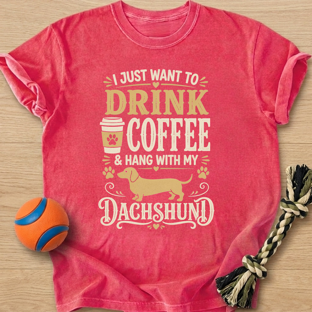 Doxie Coffee T-Shirt – Watermelon t-shirt