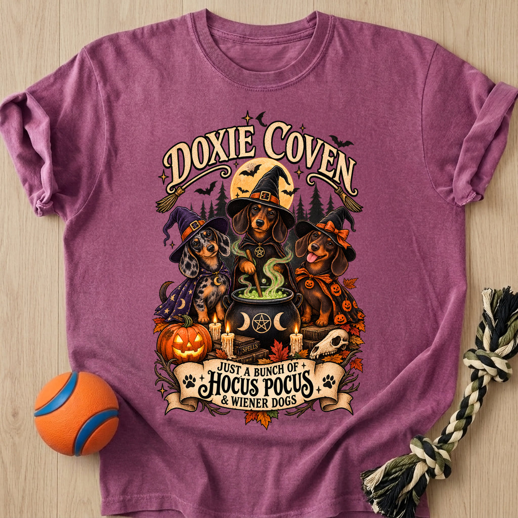 Doxie Coven T-Shirt – Berry t-shirt