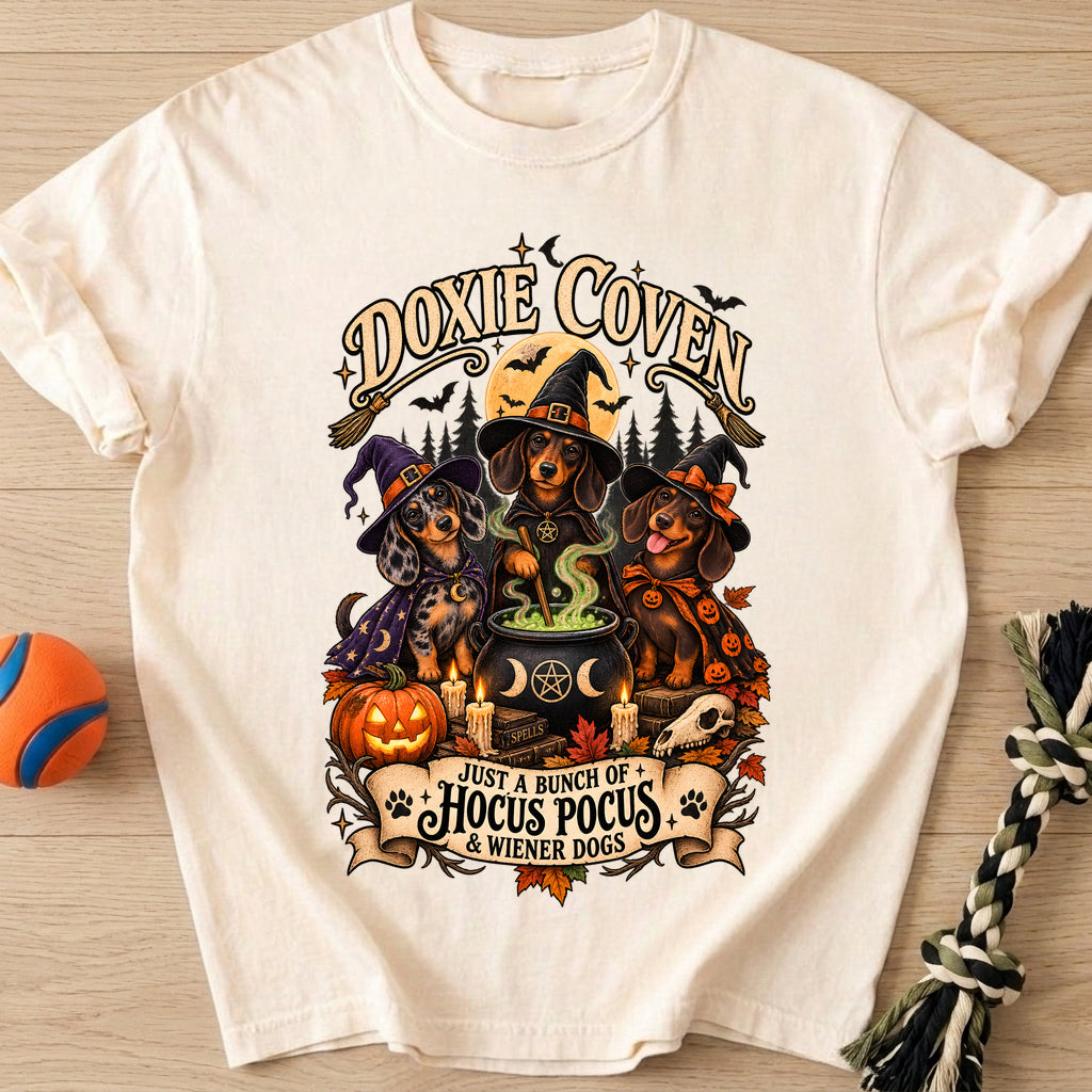 Doxie Coven T-Shirt – Ivory t-shirt