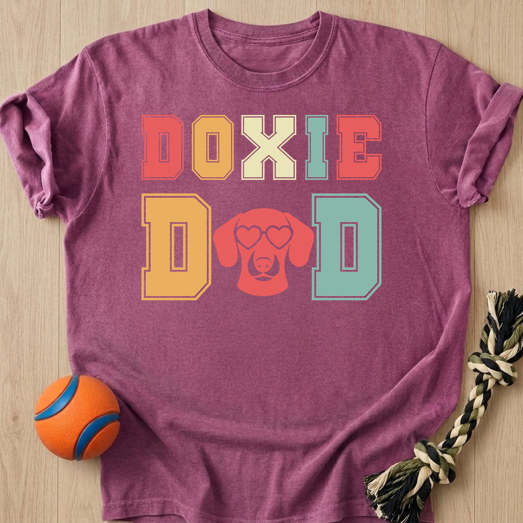 Doxie Dad T-Shirt – Berry t-shirt