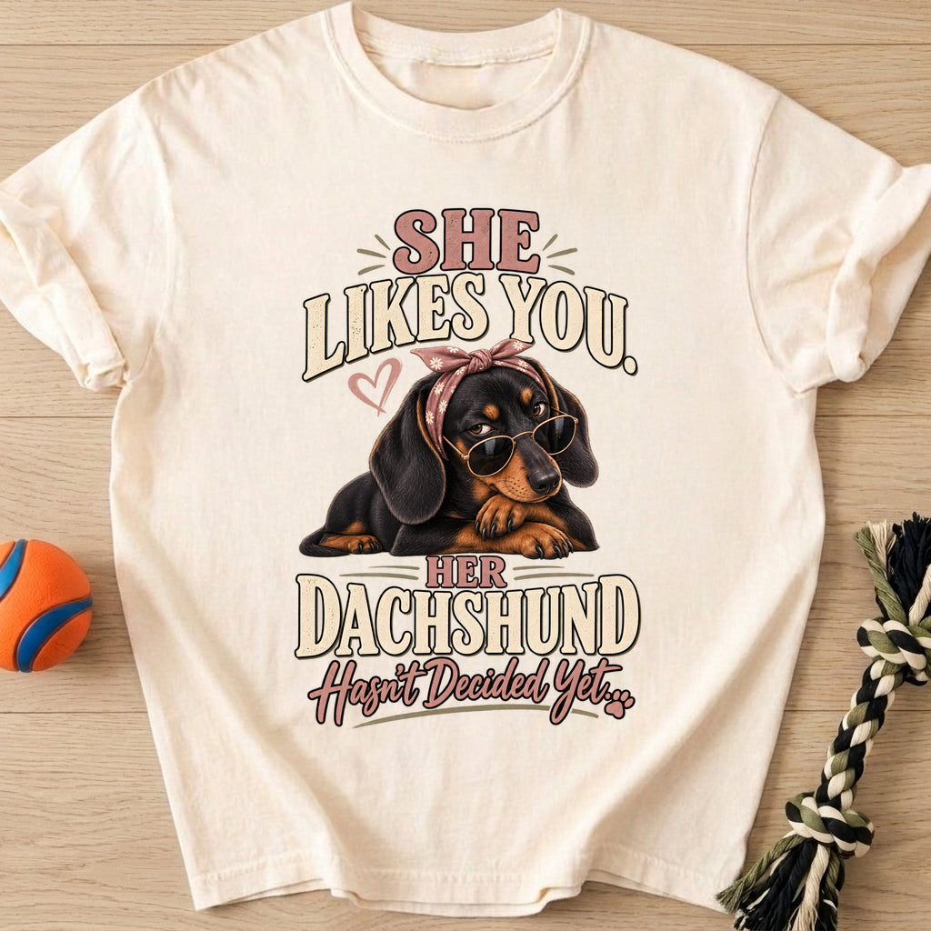 Doxie Decision T-Shirt – Ivory t-shirt