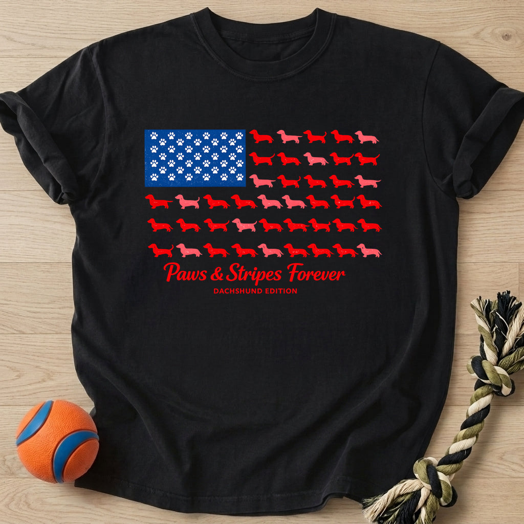 Doxie Flag T-Shirt – Black t-shirt