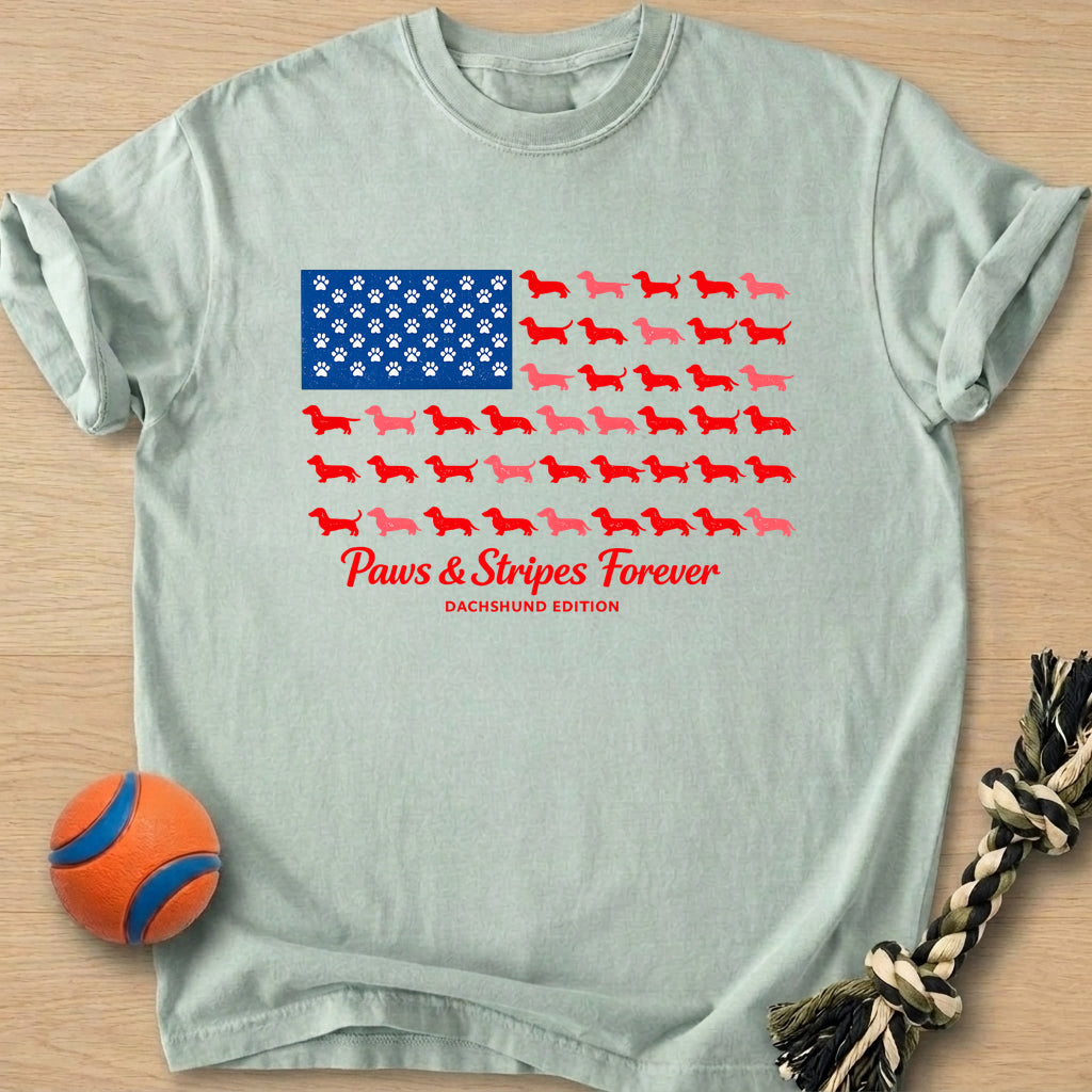 Doxie Flag T-Shirt – Bay t-shirt