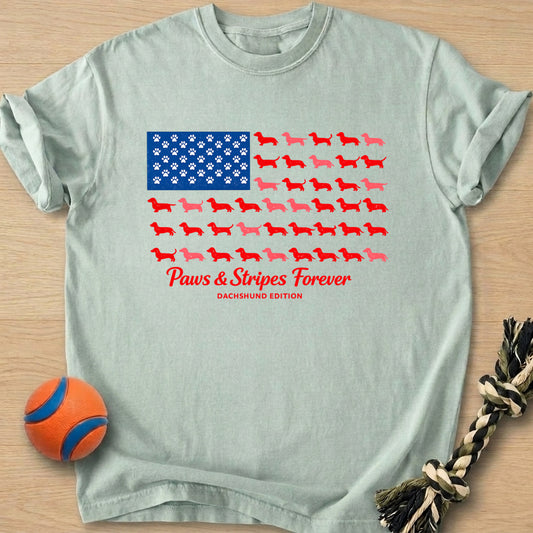 Doxie Flag T-Shirt – Bay t-shirt