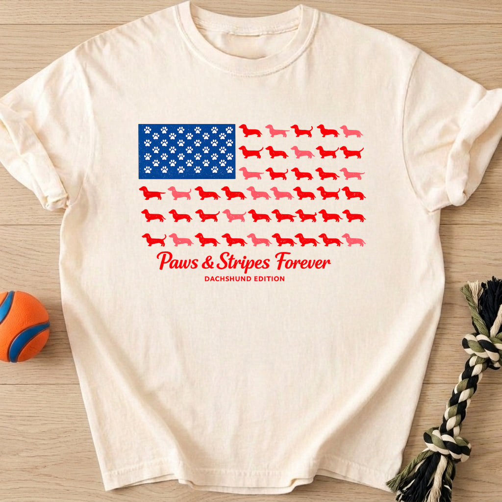 Doxie Flag T-Shirt – Ivory t-shirt
