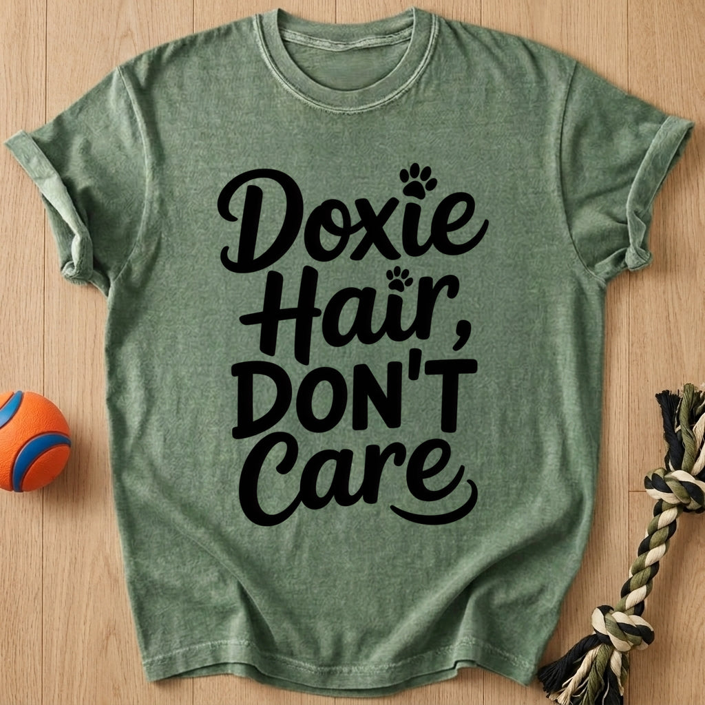 Doxie Hair T-Shirt – Moss t-shirt