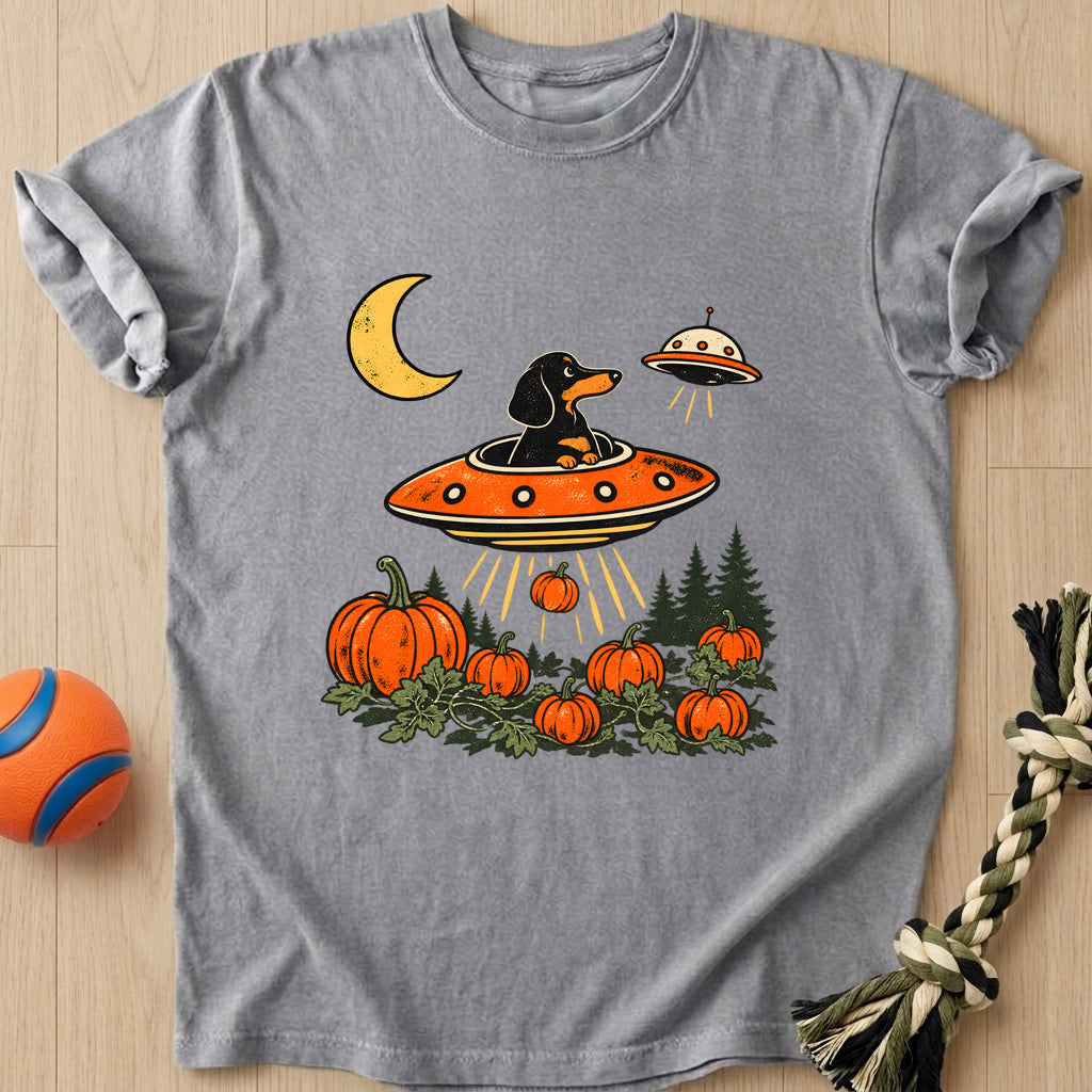Doxie Invasion T-Shirt – Grey t-shirt