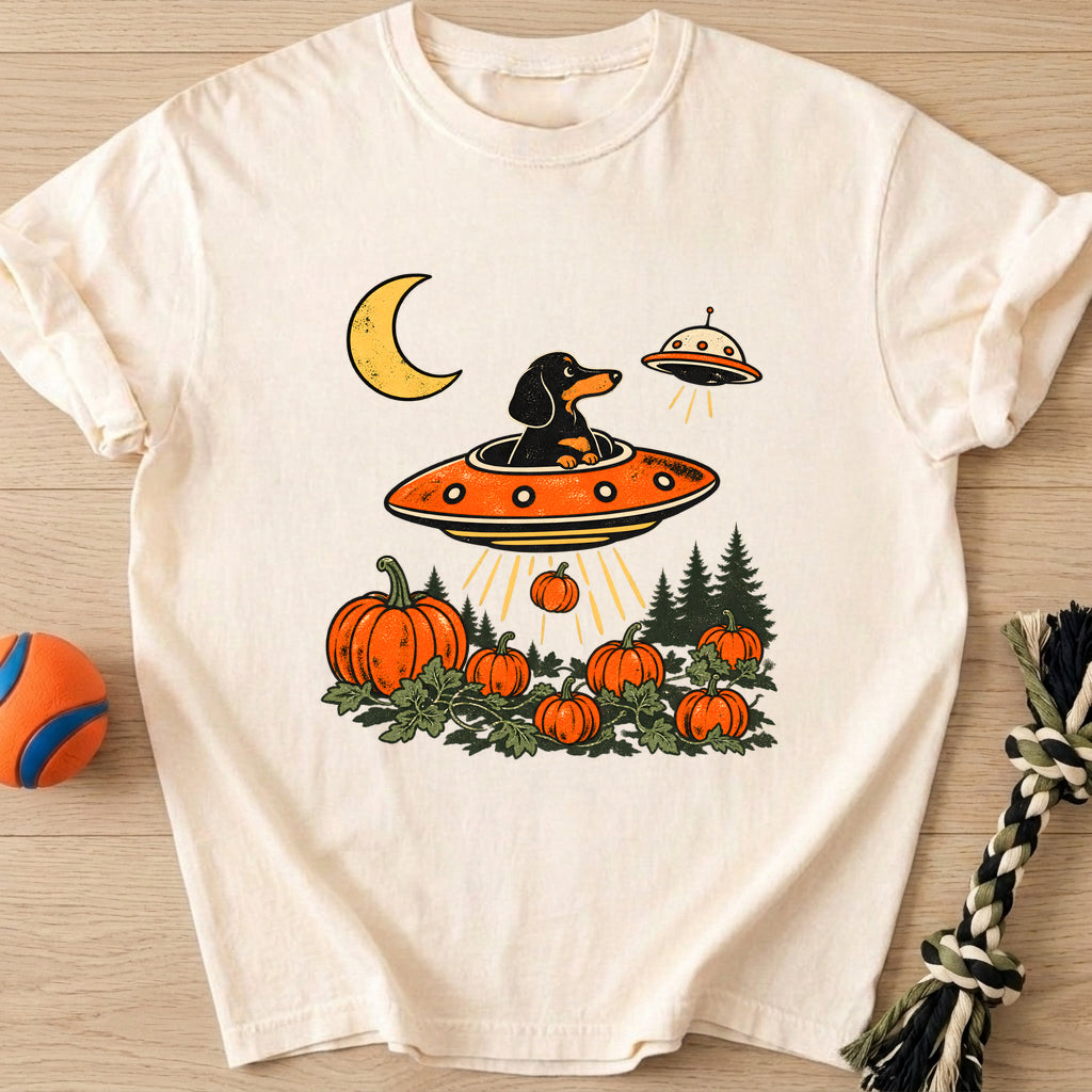 Doxie Invasion T-Shirt – Ivory t-shirt