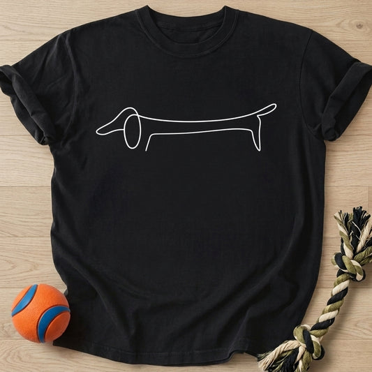 Doxie Line T-Shirt – Black t-shirt