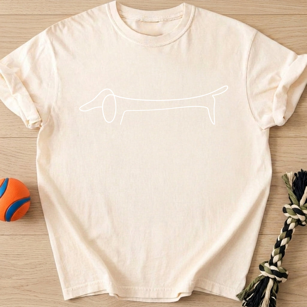 Doxie Line T-Shirt – Ivory t-shirt