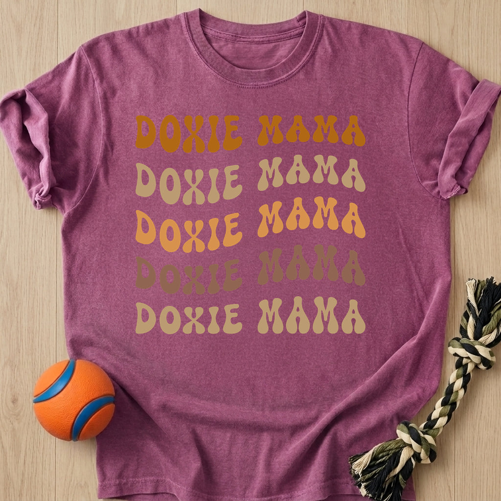 Doxie Mama #3 T-Shirt – Berry t-shirt