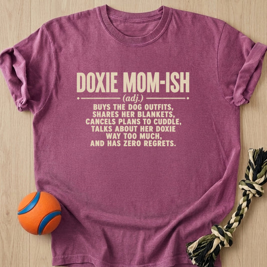Doxie Mom Ish T-Shirt – Berry t-shirt