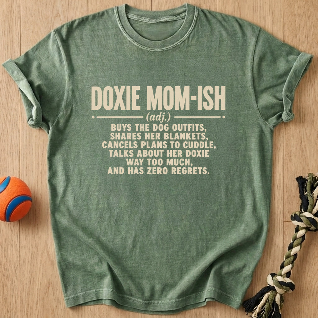 Doxie Mom Ish T-Shirt – Moss t-shirt