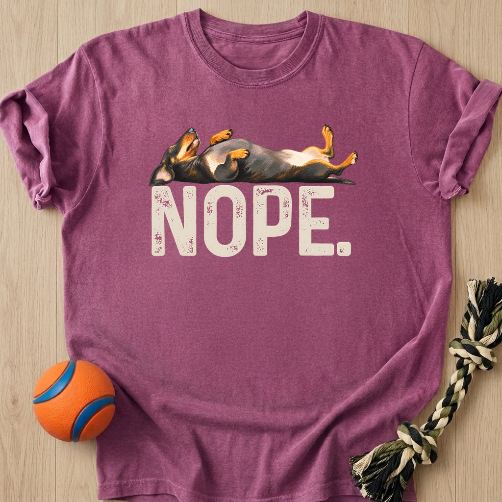 Doxie Nope T-Shirt – Berry t-shirt