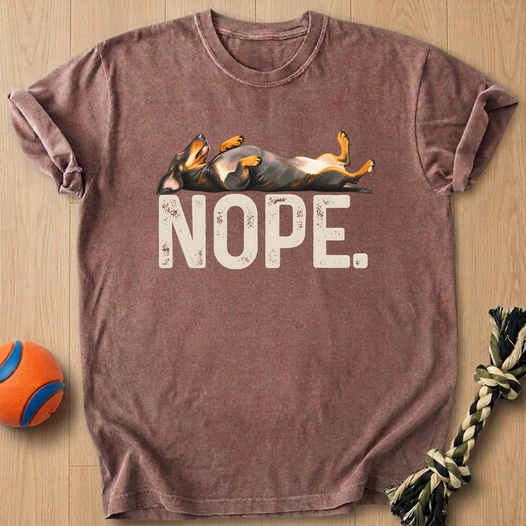 Doxie Nope T-Shirt – Espresso t-shirt