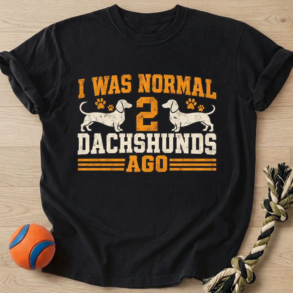 Doxie Normal T-Shirt – Black t-shirt