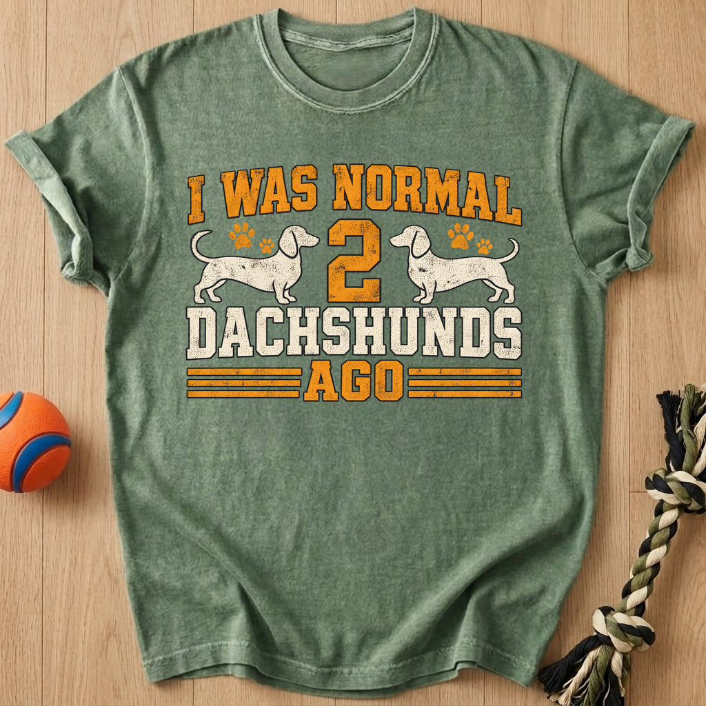 Doxie Normal T-Shirt – Moss t-shirt