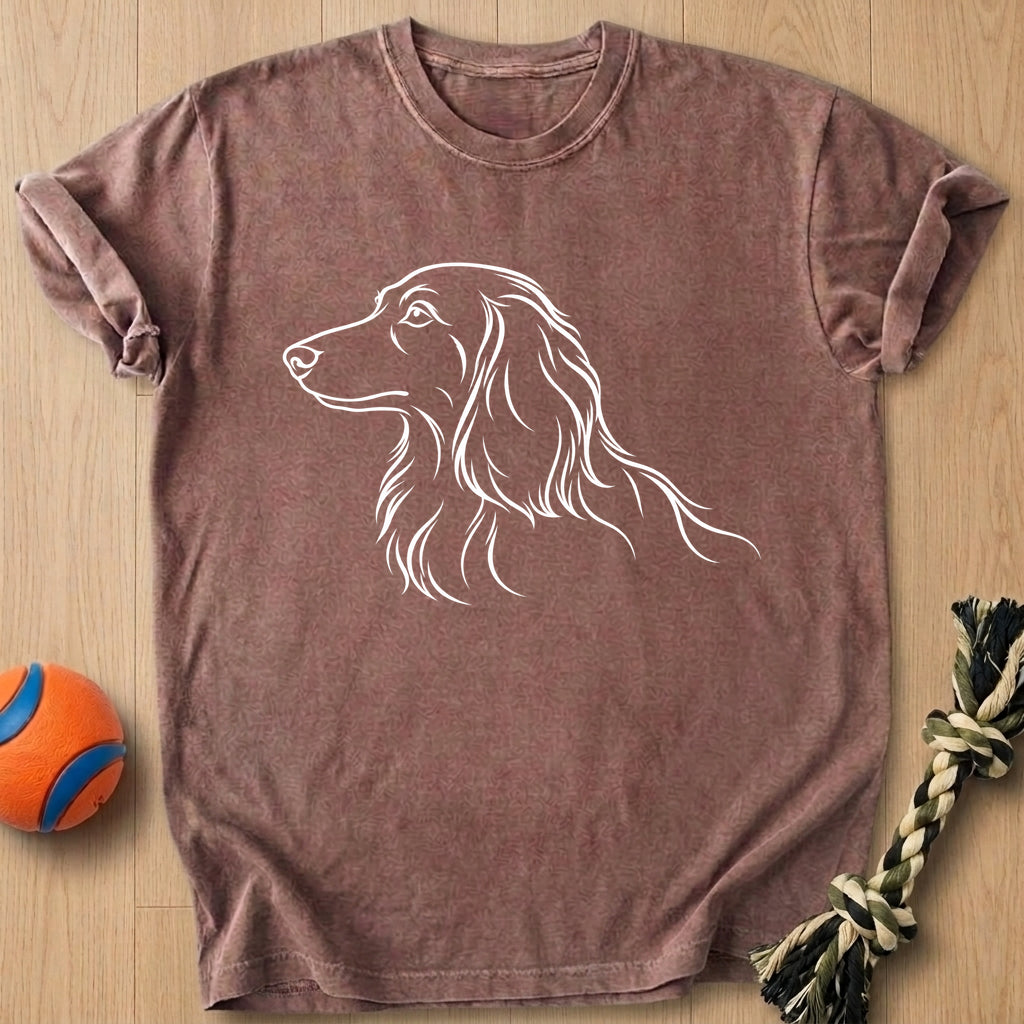Doxie Outline T-Shirt – Espresso t-shirt