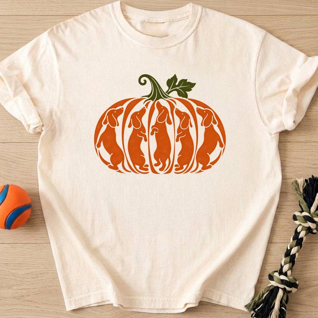 Doxie Pumpkin T-Shirt – Ivory t-shirt