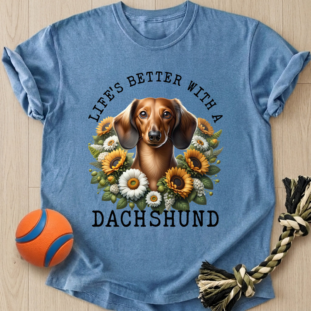Doxie Sunflower T-Shirt – Bluejean t-shirt