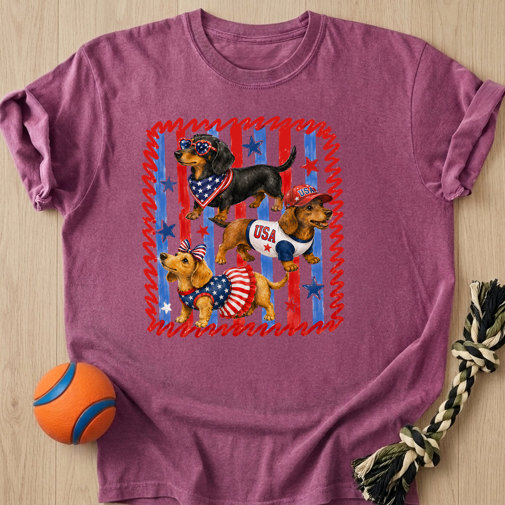 Doxie Usa T-Shirt – Berry t-shirt