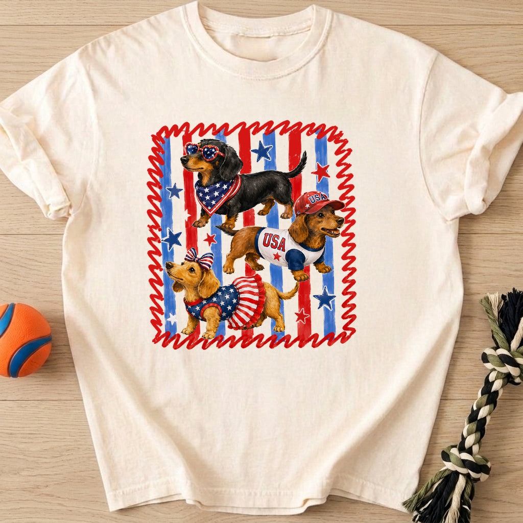 Doxie Usa T-Shirt – Ivory t-shirt