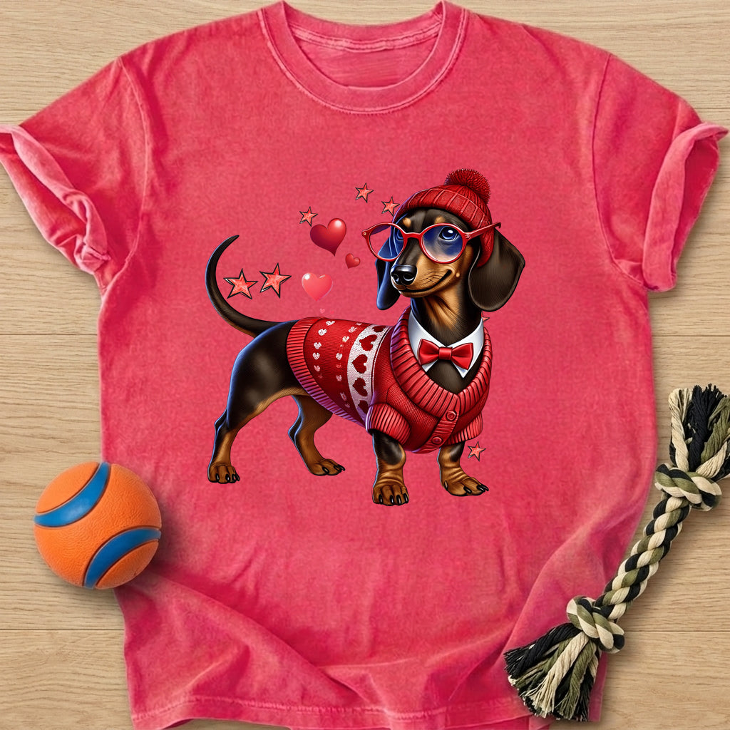Doxie Valentines T-Shirt – Watermelon t-shirt