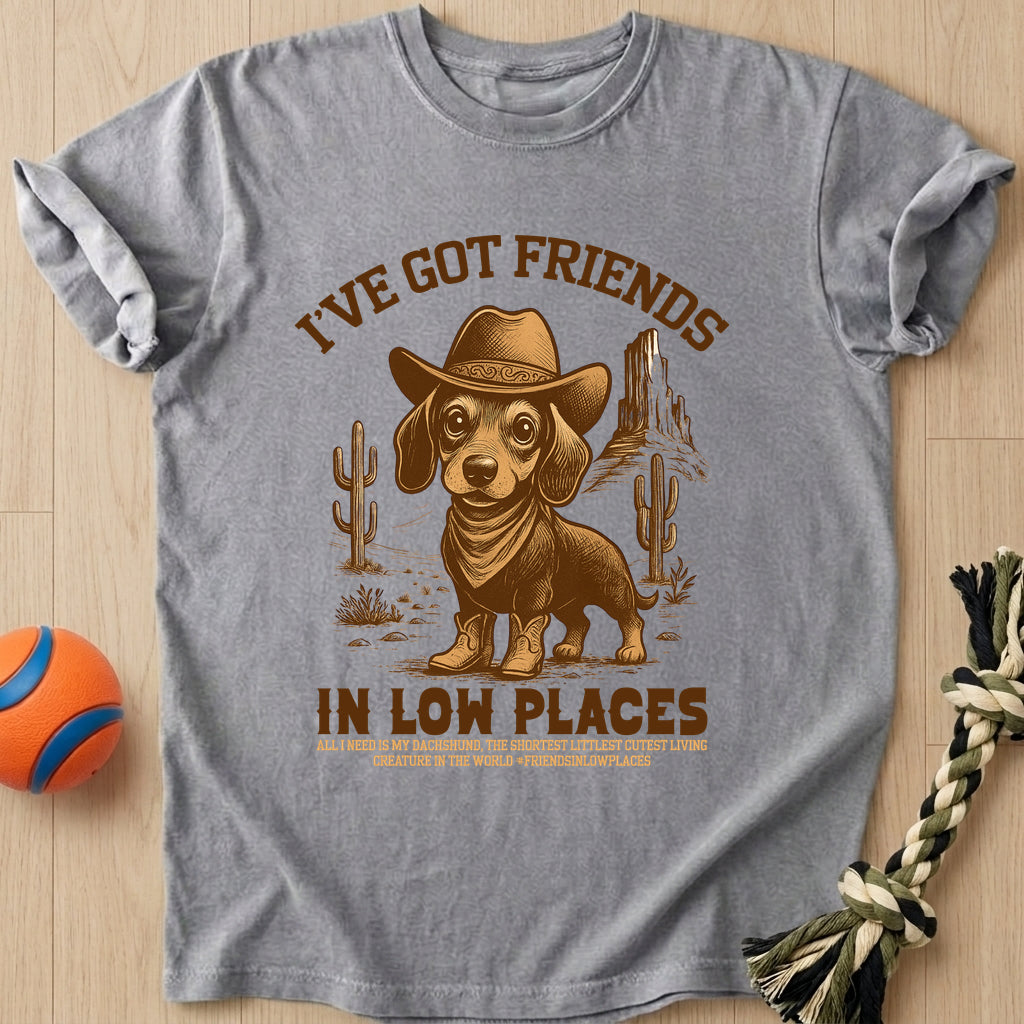 Doxie Western T-Shirt – Grey t-shirt