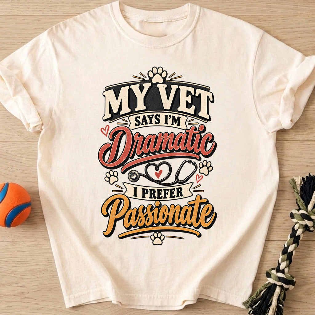Dramatic Doxie T-Shirt – Ivory t-shirt