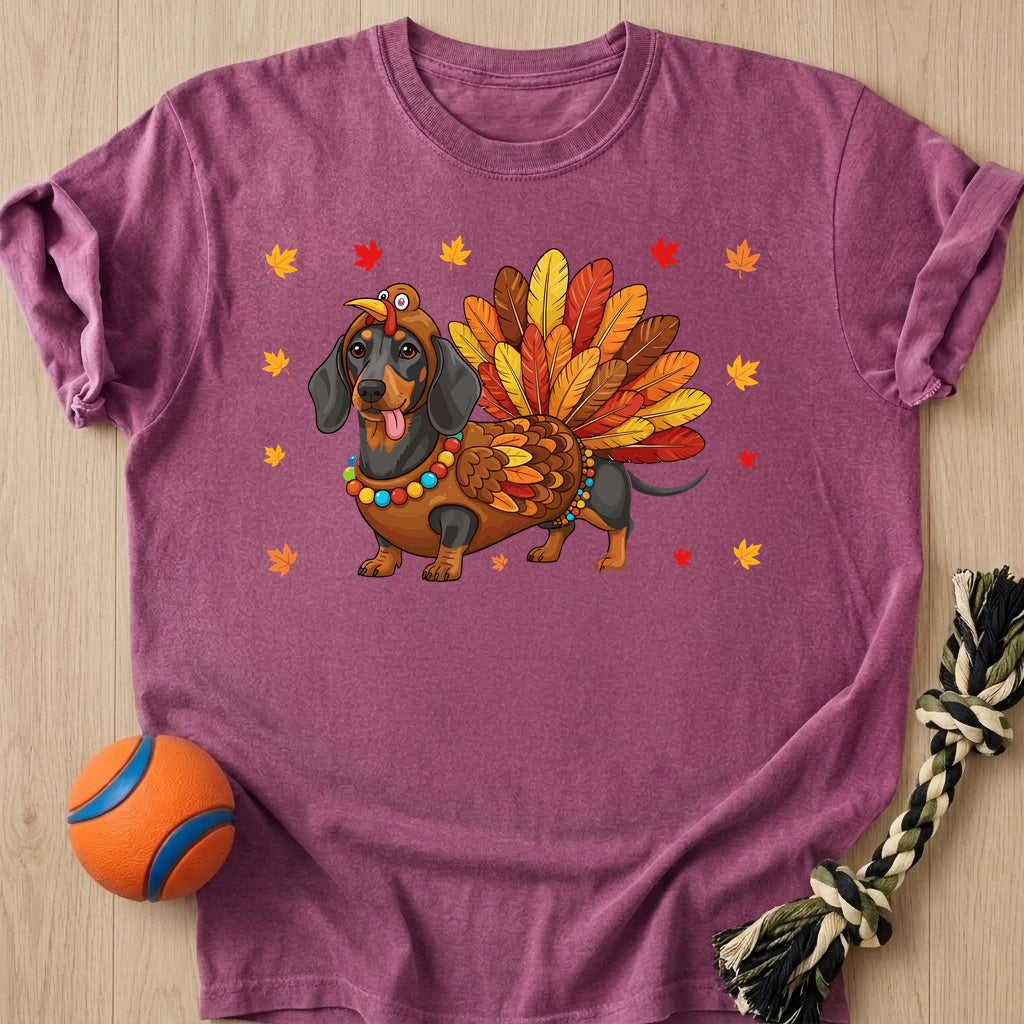 Doxie Turkey T-Shirt – Berry t-shirt