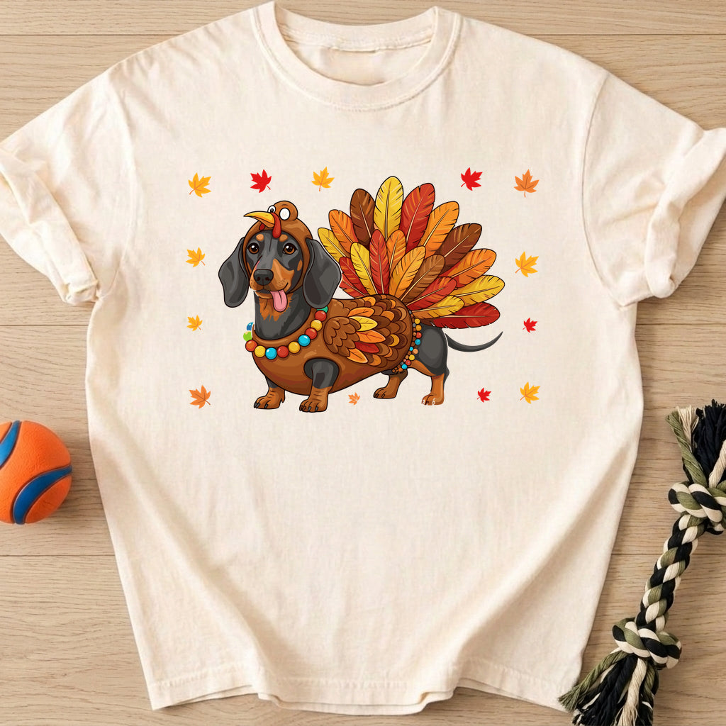 Doxie Turkey T-Shirt – Ivory t-shirt