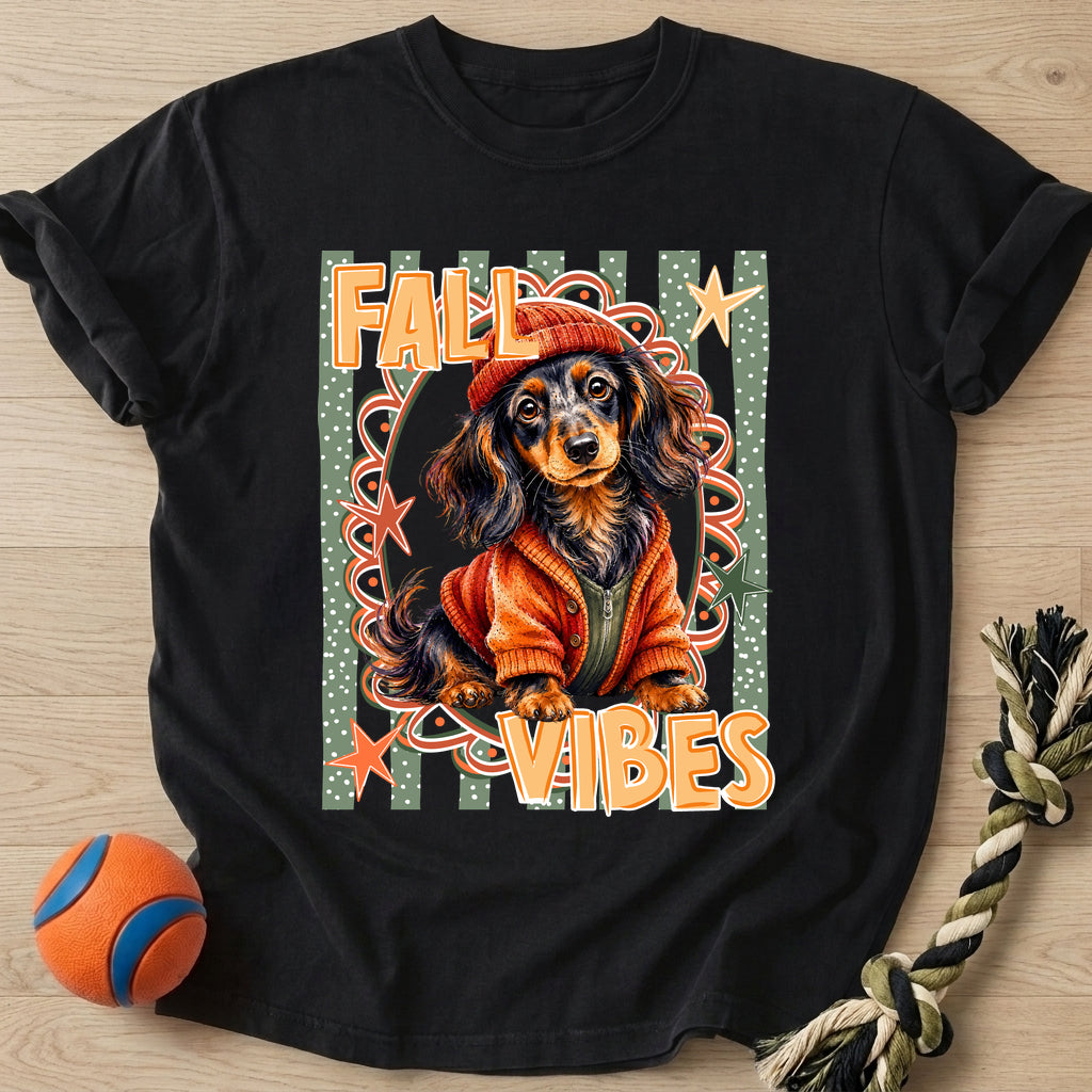 Fall Vibes T-Shirt – Black t-shirt