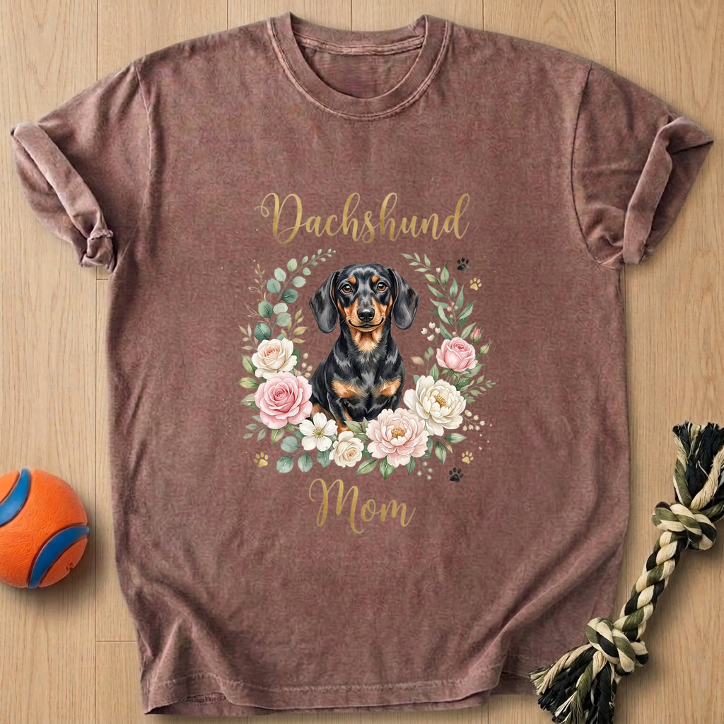 Floral Mom T-Shirt – Espresso t-shirt