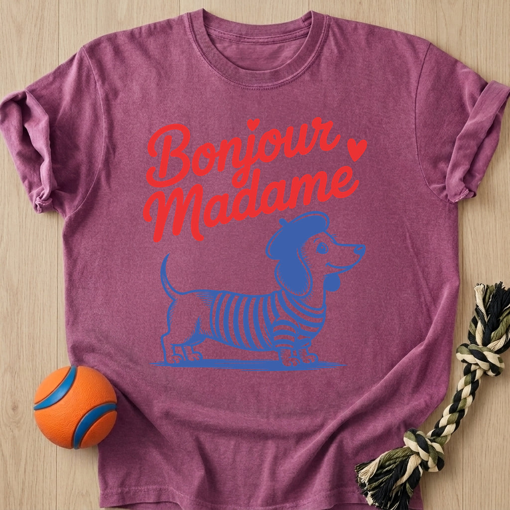 French Doxie T-Shirt – Berry t-shirt