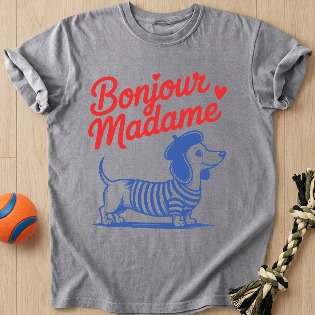 French Doxie T-Shirt – Grey t-shirt