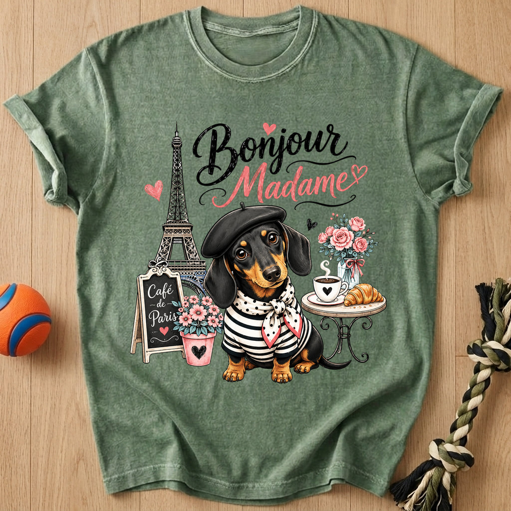 French Wiener T-Shirt – Moss t-shirt
