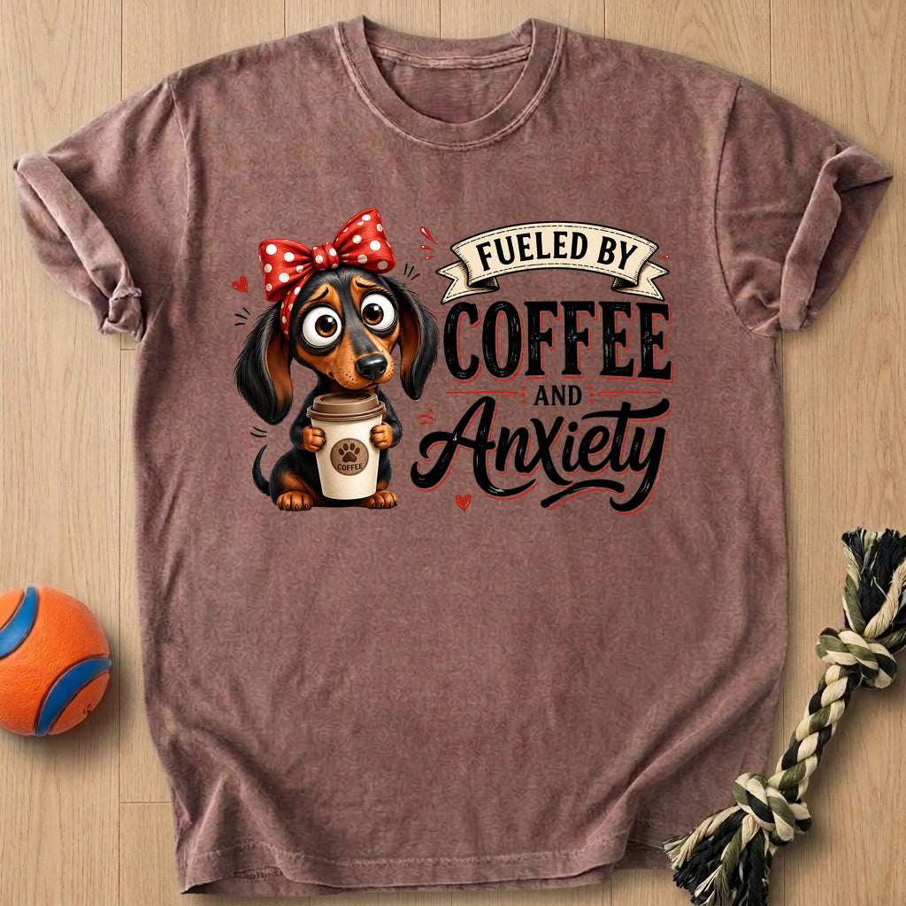Fueled By Coffee T-Shirt – Espresso t-shirt