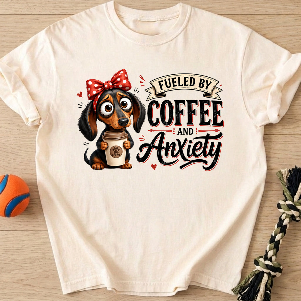 Fueled By Coffee T-Shirt – Ivory t-shirt