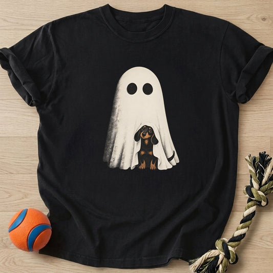 Ghost Doxie T-Shirt – Black t-shirt