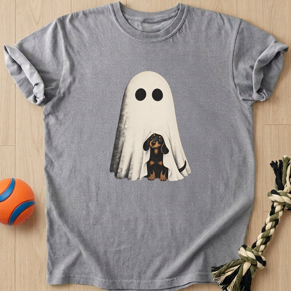 Ghost Doxie T-Shirt – Grey t-shirt
