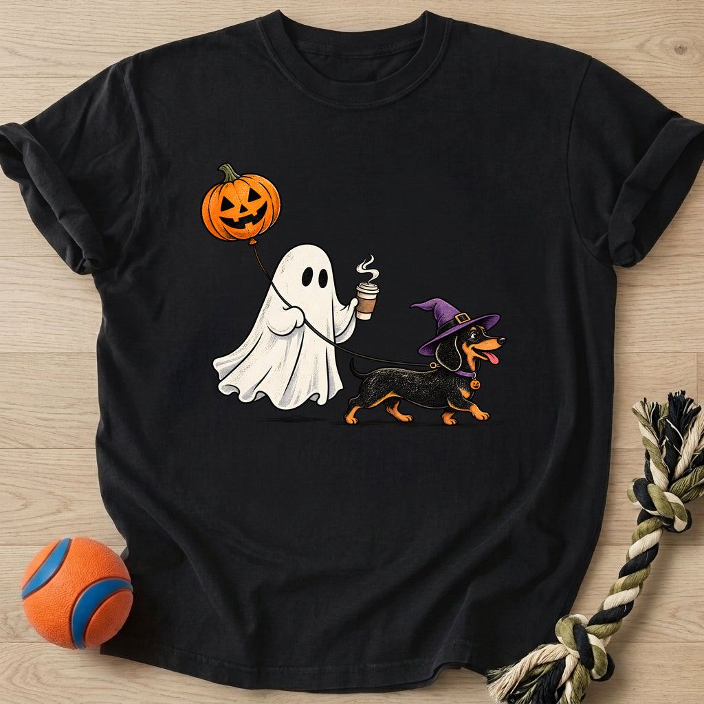 Ghostly Stroll T-Shirt – Black t-shirt