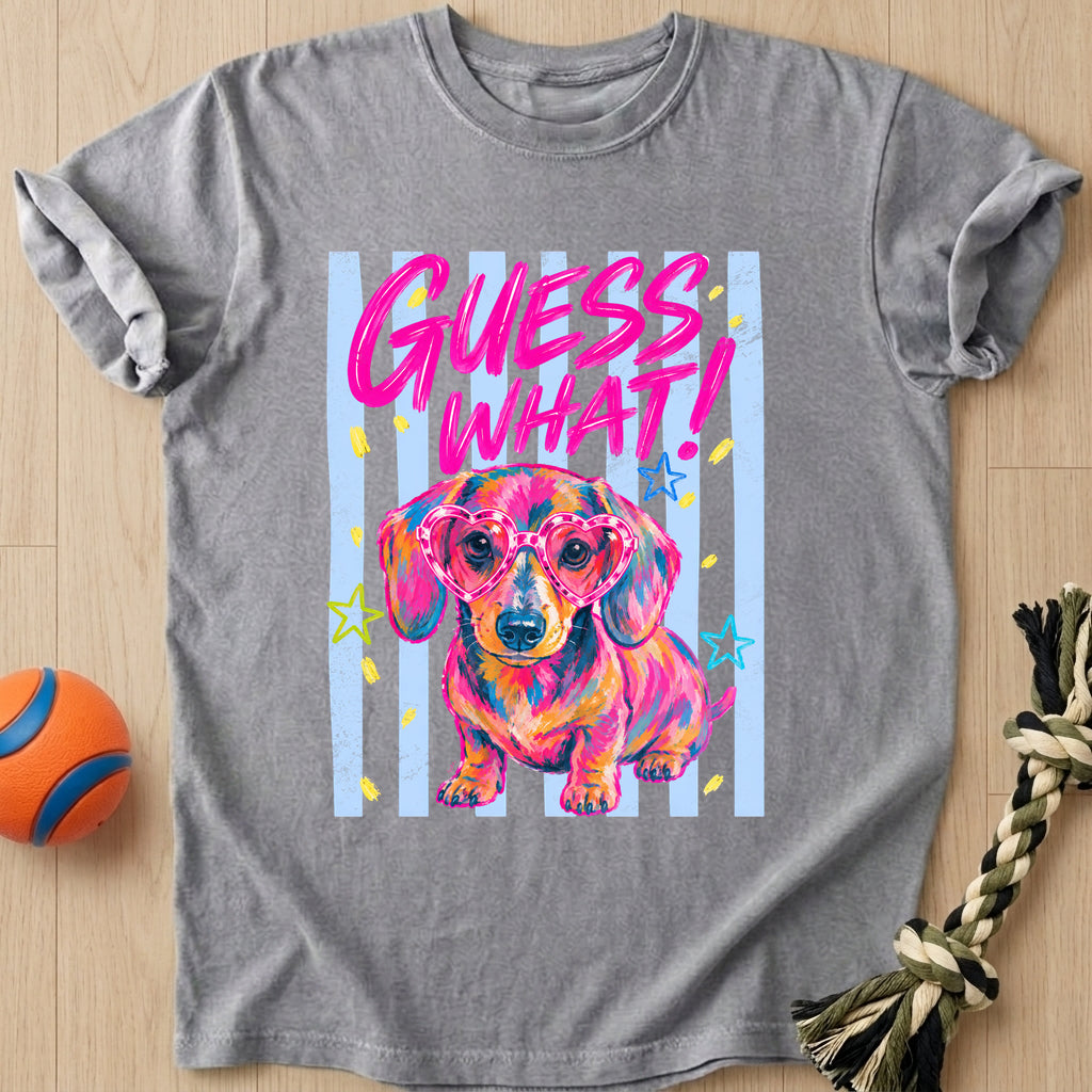 Guess What T-Shirt – Grey t-shirt