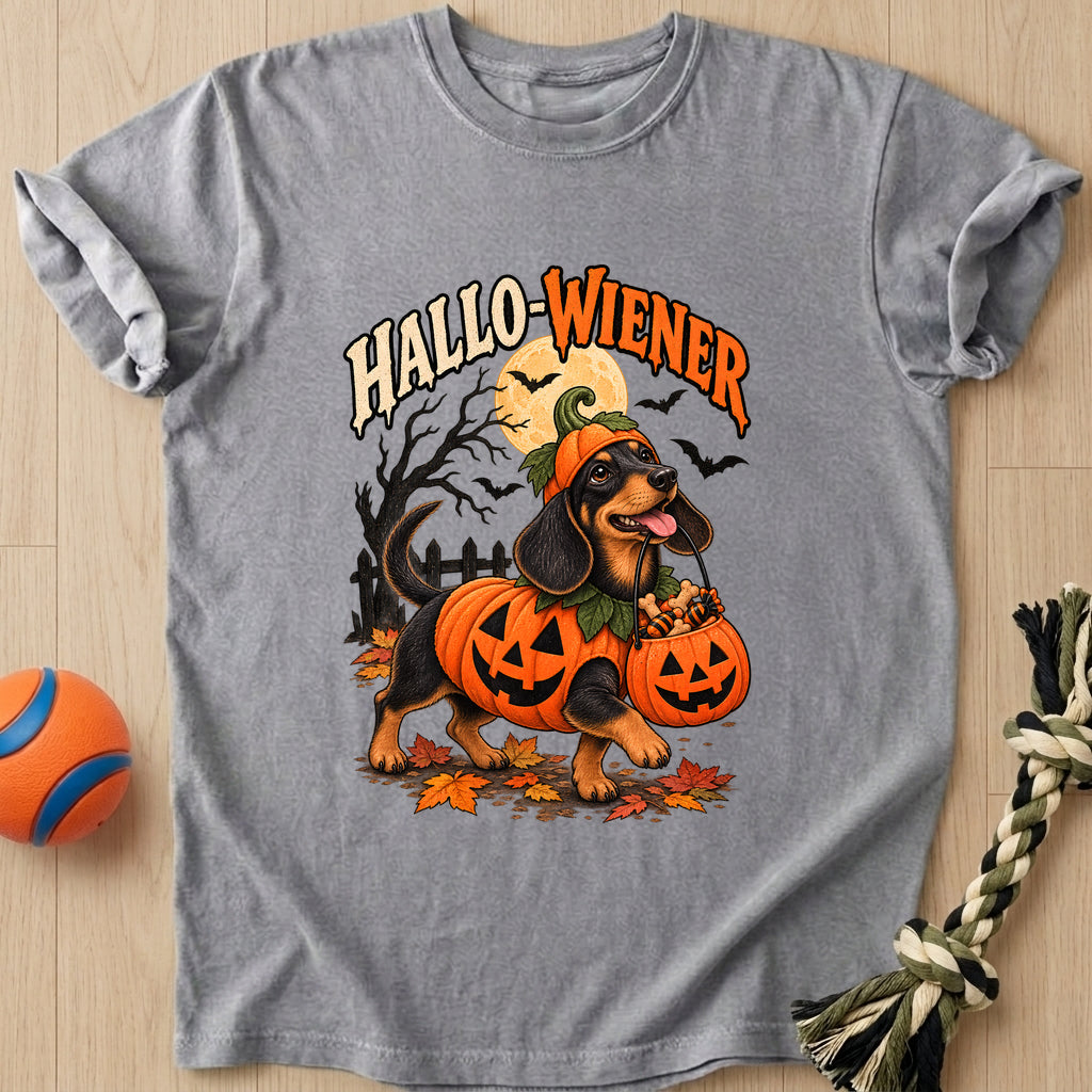 Hallo Wiener T-Shirt – Grey t-shirt