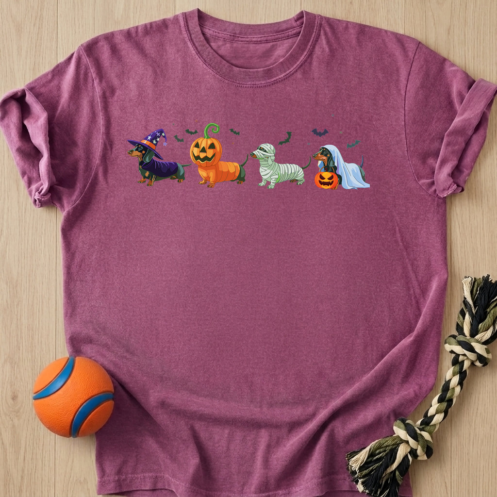 Halloween Doxies T-Shirt – Berry t-shirt