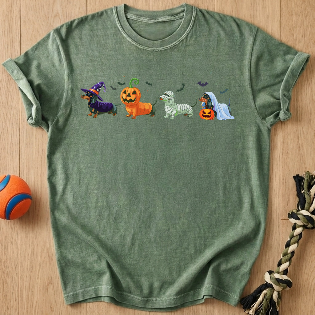 Halloween Doxies T-Shirt – Moss t-shirt