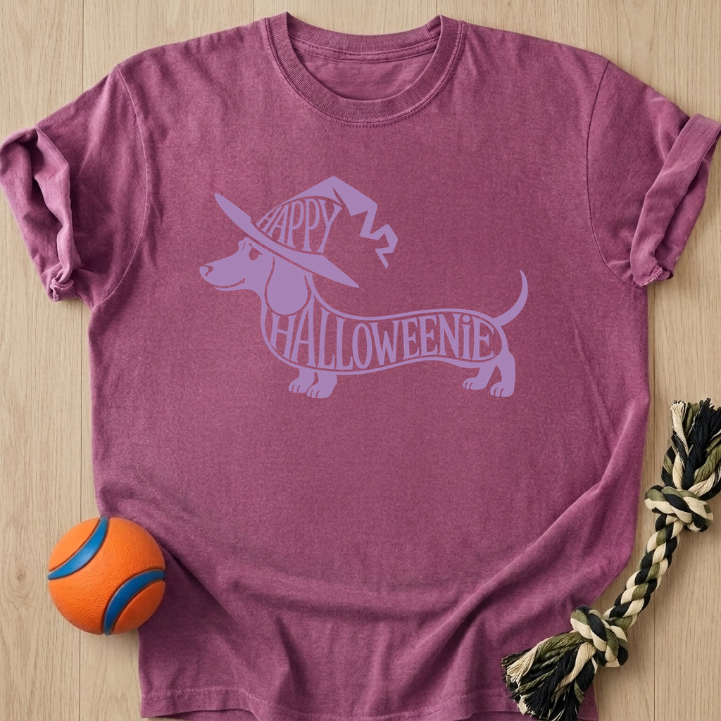 Happy Halloweenie T-Shirt – Berry t-shirt